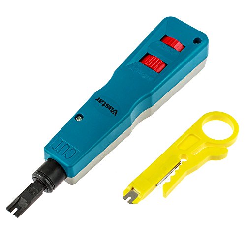Vastar Network Wire Punch Down Impact Tool with Two Blades