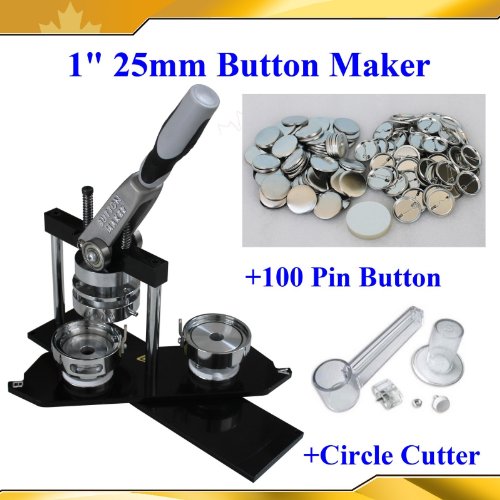Button Maker 1" 25mm Kit!! Badge Button Maker Machine