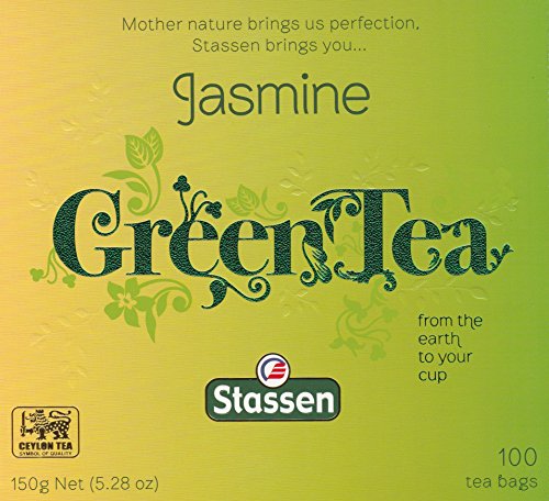 Stassen Pure Jasmine Green Tea, 100 Tea Bags