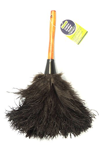 Everclean 6049.0 Ostrich Duster, Wood Handle, Natural Feathers